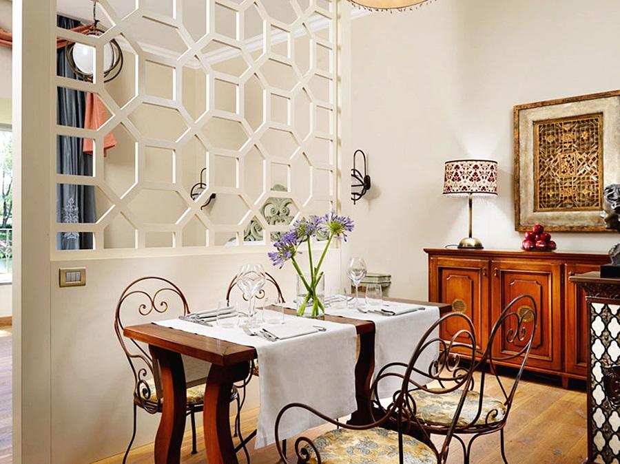 Ville Sull'Arno Флоренция Экстерьер фото A dining room