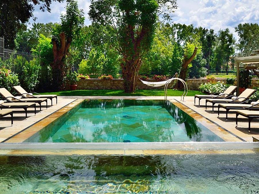 Ville Sull'Arno Флоренция Экстерьер фото The swimming pool at the hotel