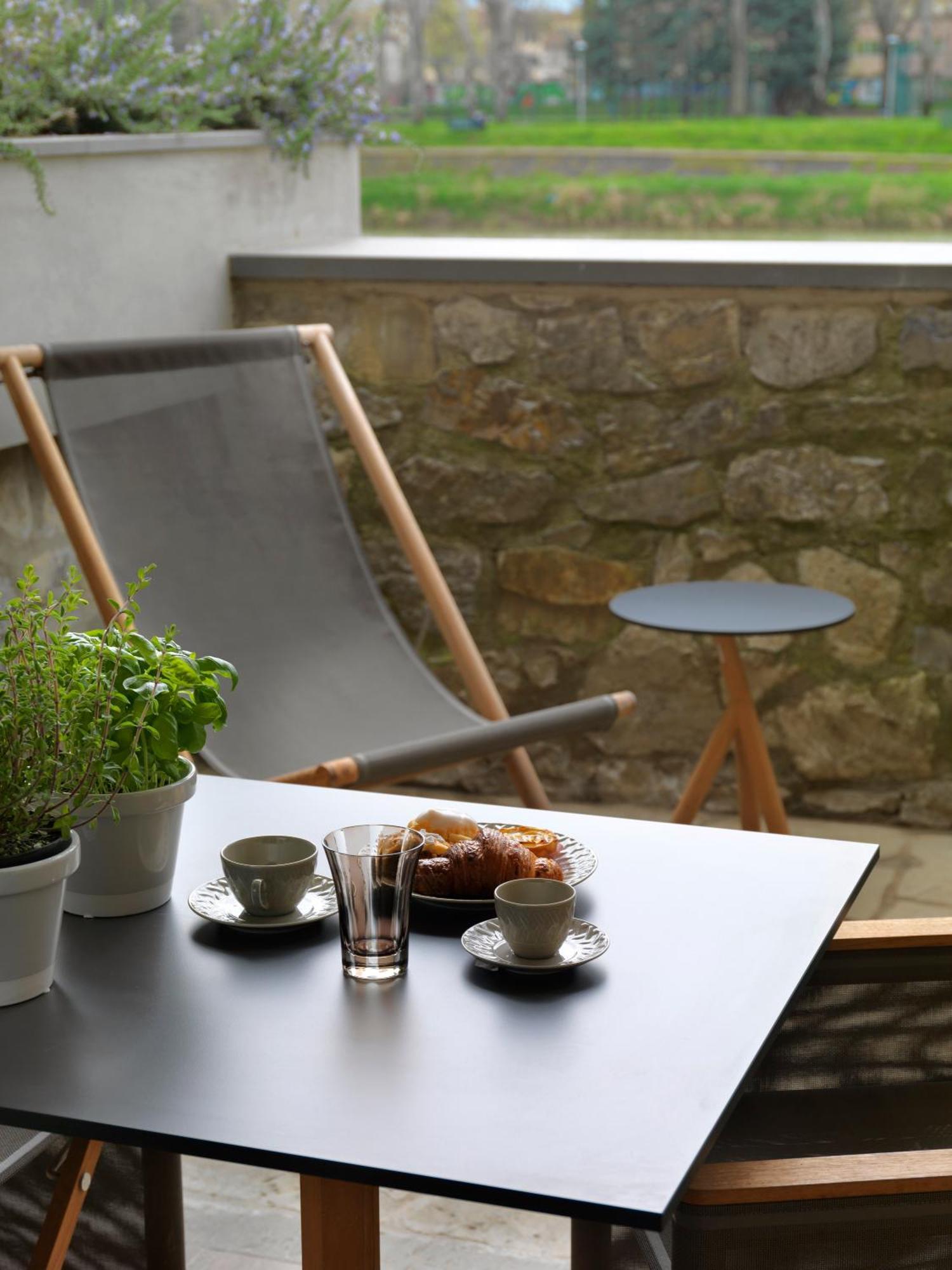 Ville Sull'Arno Флоренция Экстерьер фото A typical breakfast in Italy